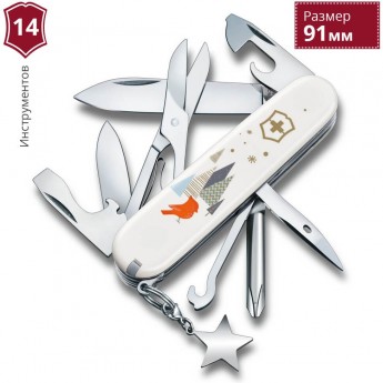 Нож перочинный VICTORINOX SUPER TINKER WINTER MAGIC 1.4703.7E1 Нож перочинный VICTORINOX SUPER TINKER WINTER MAGIC 1.4703.7E1