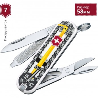 Нож VICTORINOX BIKE RIDE 0.6223.L2001 Нож VICTORINOX BIKE RIDE 0.6223.L2001