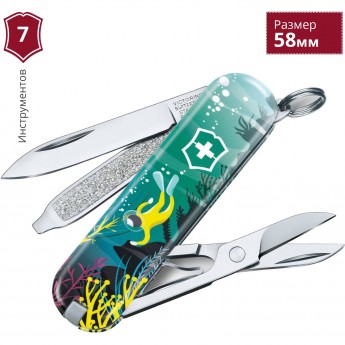 Нож VICTORINOX DEEP DIVE 0.6223.L2006 Нож VICTORINOX DEEP DIVE 0.6223.L2006