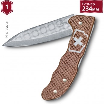 Нож VICTORINOX HUNTER PRO ALOX DAMAST 0.9410.J20 Нож VICTORINOX HUNTER PRO ALOX DAMAST 0.9410.J20