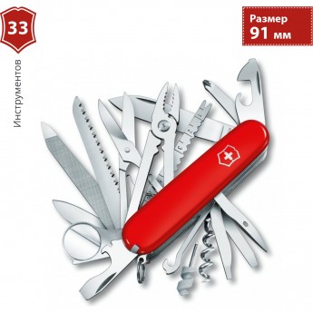 Нож VICTORINOX SWISS CHAMP 1.6795.LB1 Нож VICTORINOX SWISS CHAMP 1.6795.LB1