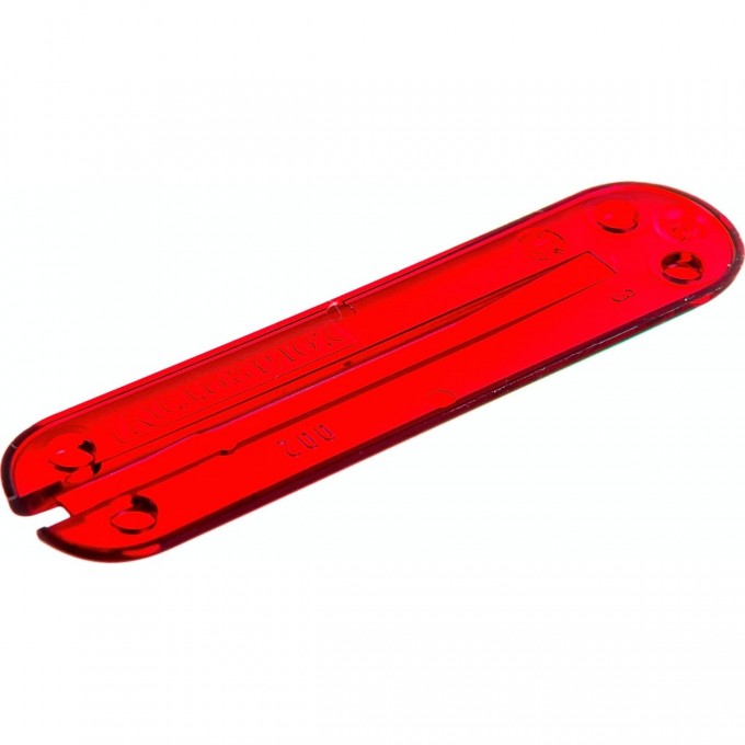 Задняя накладка для ножей VICTORINOX 58 мм пластиковая полупрозрачная красная C.6200.T4