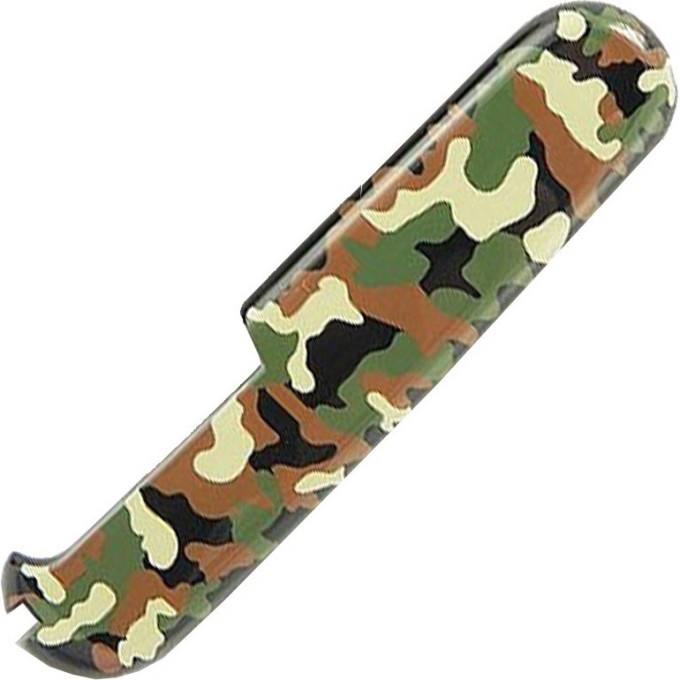 Задняя накладка для ножей VICTORINOX 91 мм пластиковая зелёный камуфляж C.3694.4