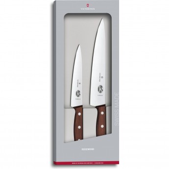 Набор кухонных ножей VICTORINOX ROSEWOOD 5.1050.2G Набор кухонных ножей VICTORINOX ROSEWOOD 5.1050.2G