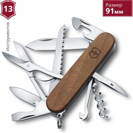 Нож VICTORINOX HUNTSMAN WOOD 1.3711.63 Нож VICTORINOX HUNTSMAN WOOD 1.3711.63