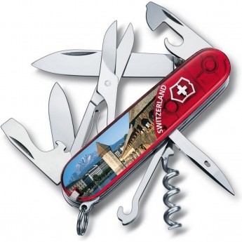 Нож перочинный VICTORINOX CLIMBER LUZERN 1.3703.TE1 Нож перочинный VICTORINOX CLIMBER LUZERN 1.3703.TE1
